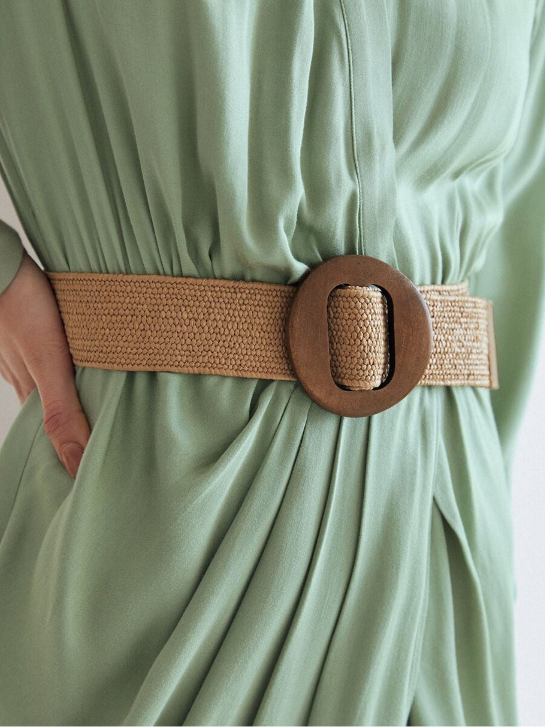 Kristen Woven Elastic Stretch Belt