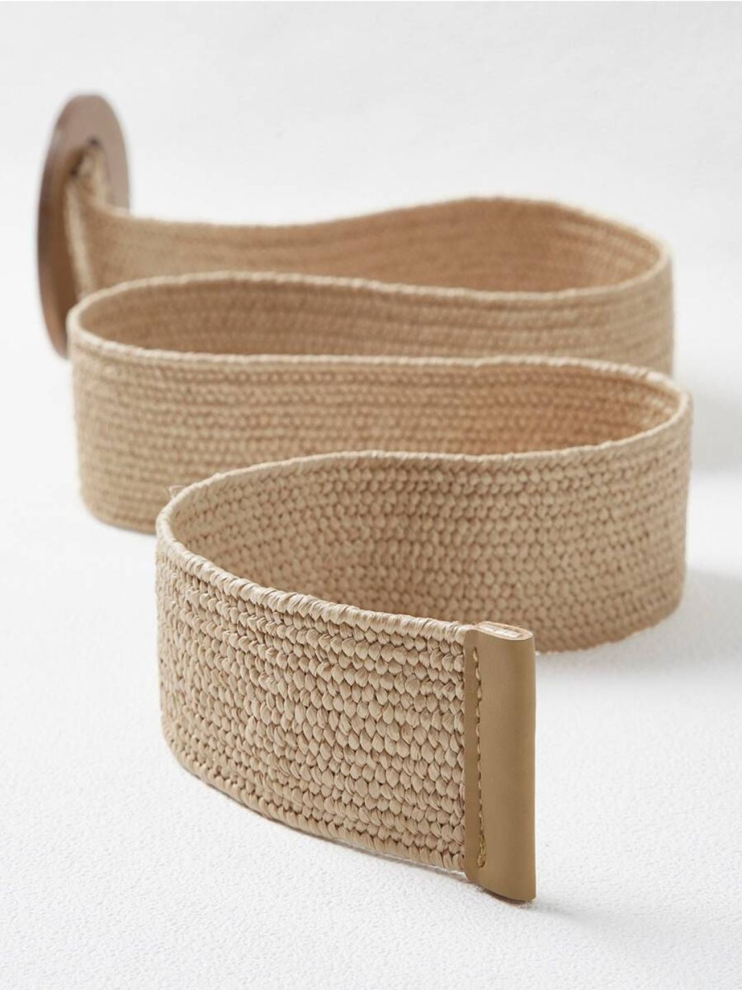 Kristen Woven Elastic Stretch Belt