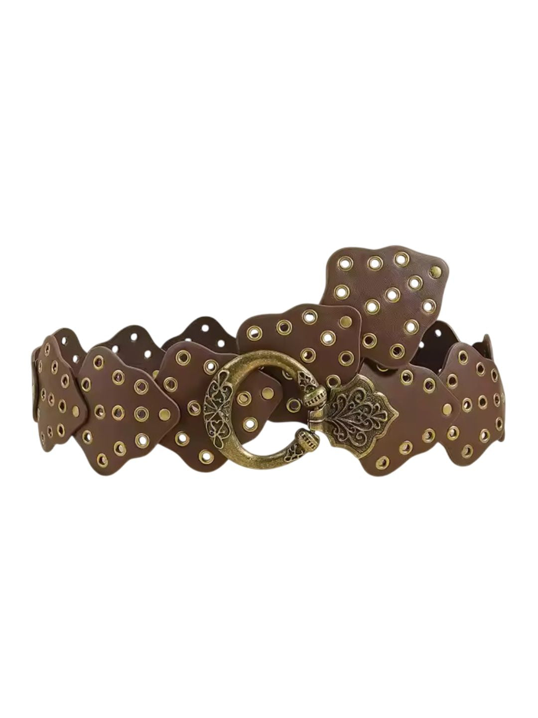 Layla Round Buckle Vintage Concho Belt