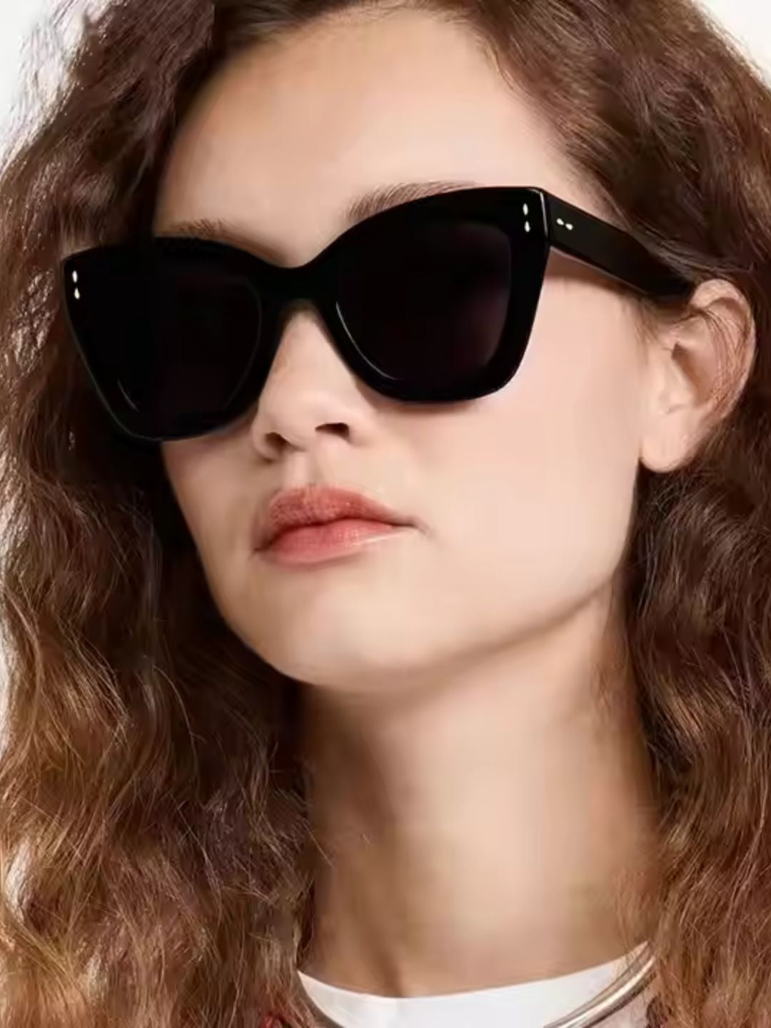Iris Cateye Sunglasses with UV Protected Lens