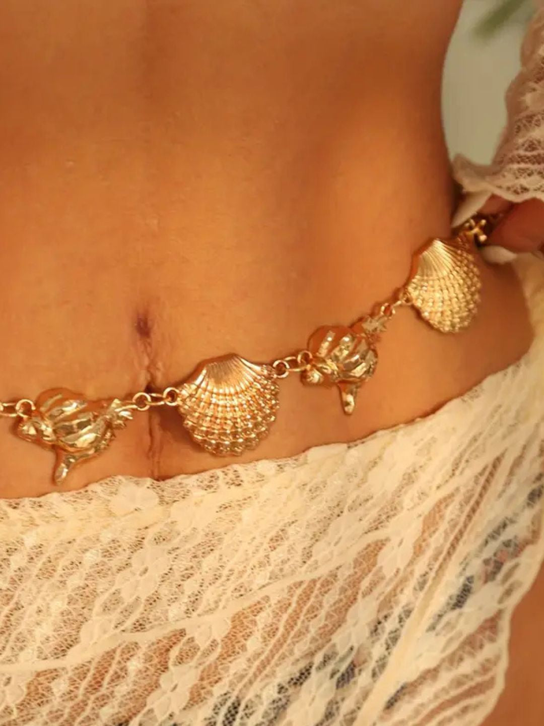 Ariel Metal Chain Waist Belt