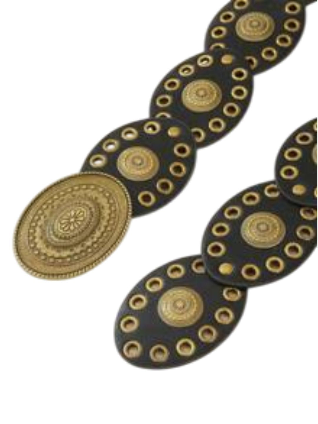 Alaya Boho Chic Vintage Disc Shield Waist Belt