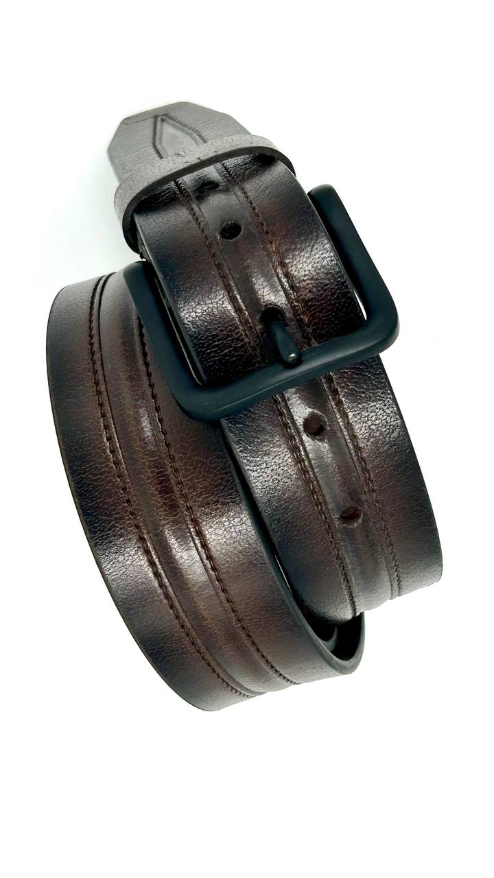 Cargo Mens Waist Belt: Dark Brown