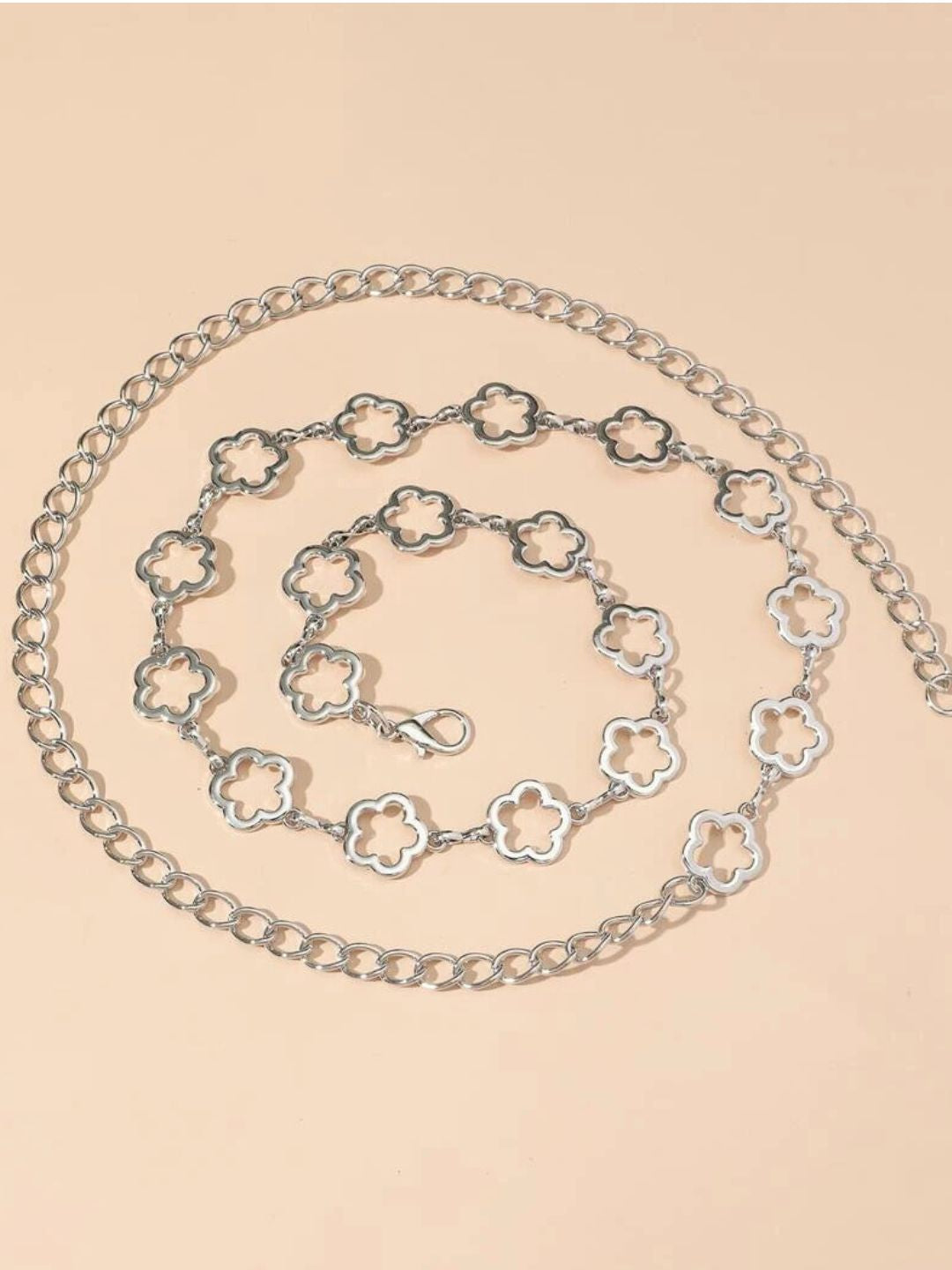 Flora Metal Chain Waist Belt