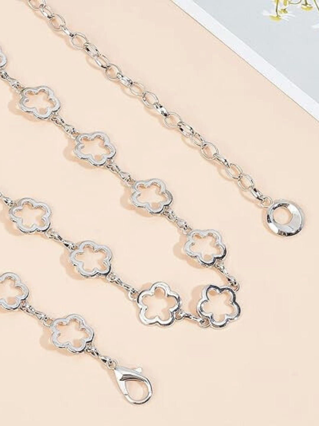 Flora Metal Chain Waist Belt