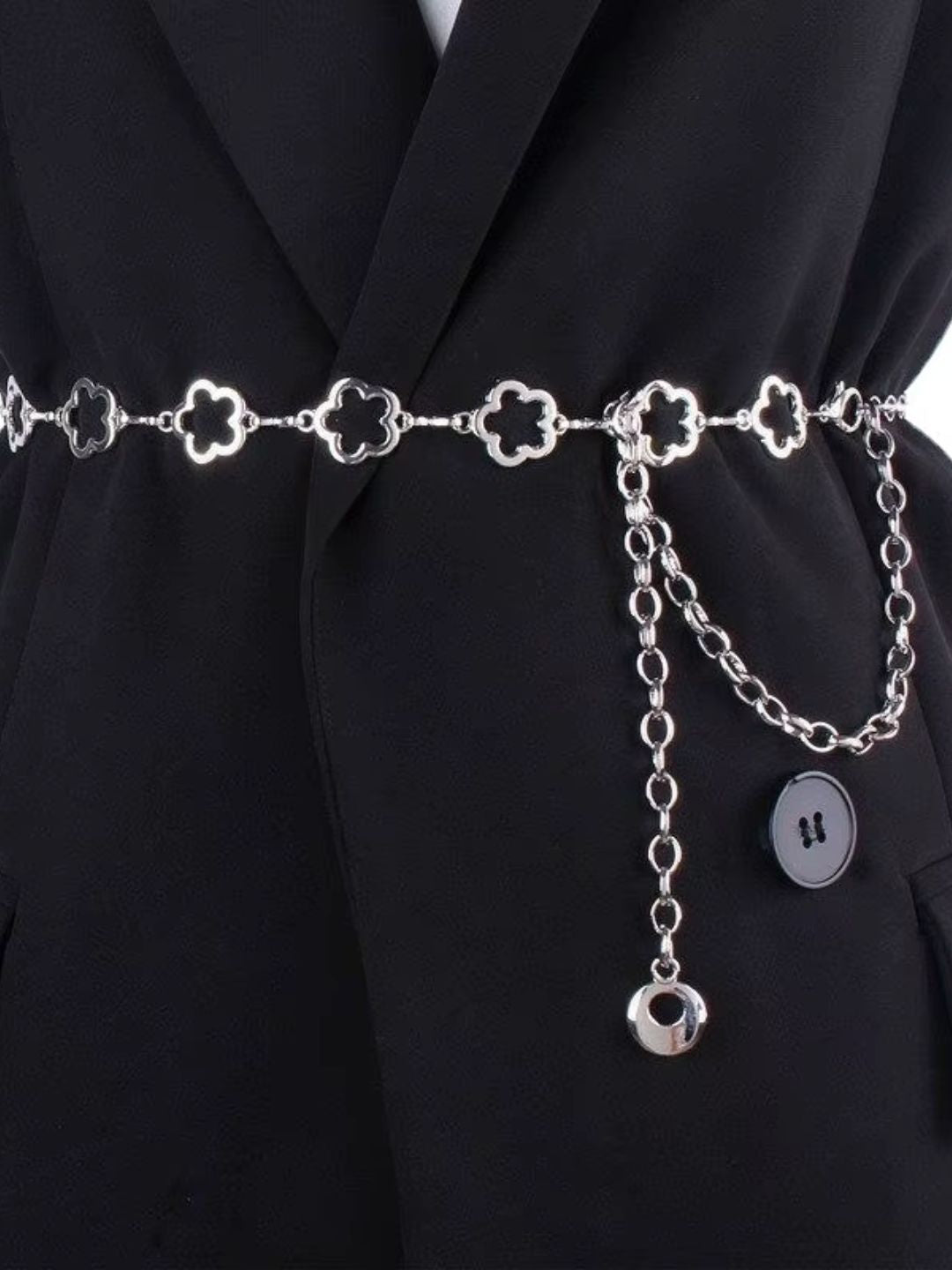 Flora Metal Chain Waist Belt