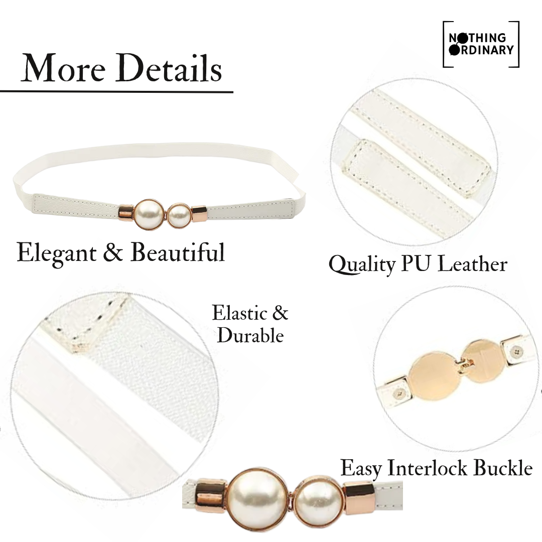 Pearl Party Waist Stretch Belt