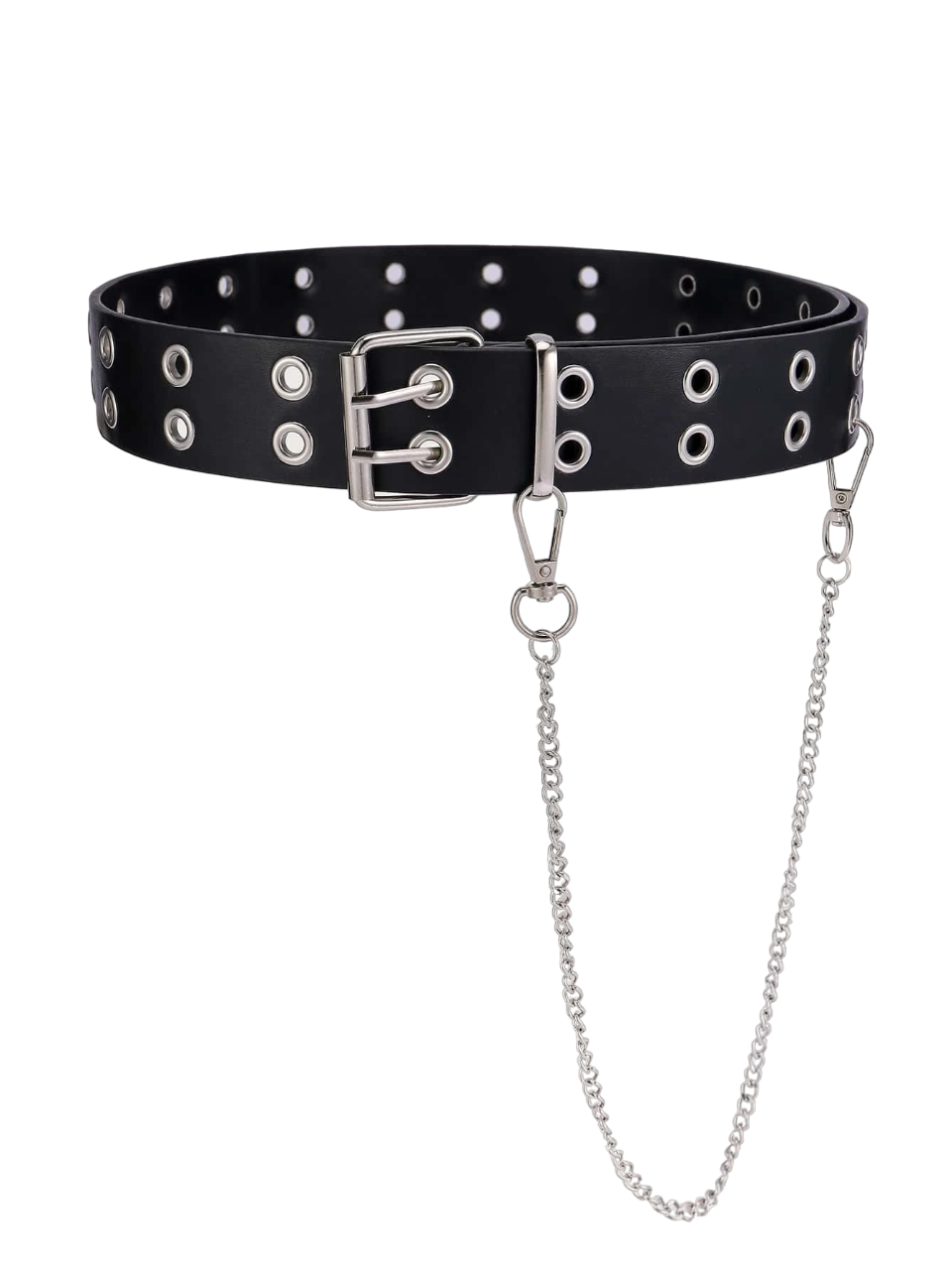 Solitude Eyelet & Chain Waist Belt