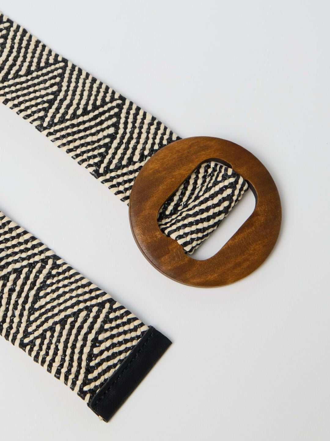 Kristen Woven Elastic Stretch Belt