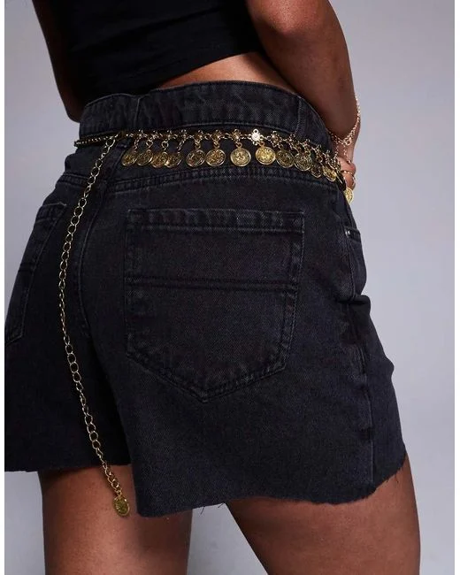 Antiqua Vintage Coin Chain Belt