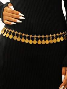 Antiqua Vintage Coin Chain Belt