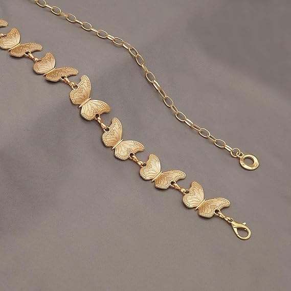 Butterfly Metal Chain Waist Belt