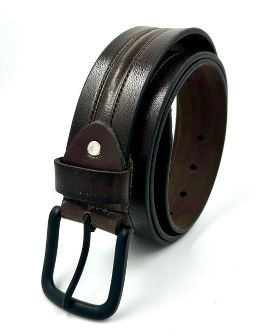 Cargo Mens Waist Belt: Dark Brown