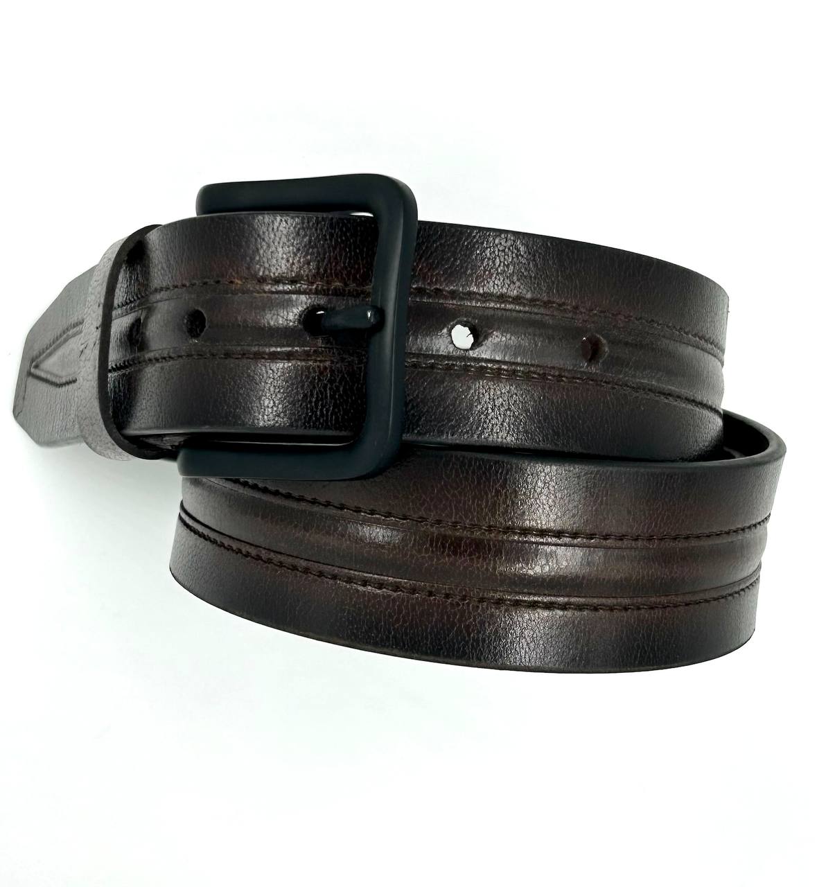 Cargo Mens Waist Belt: Dark Brown