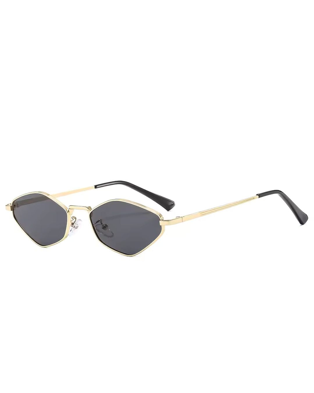 Cinq UV400 Metal Sunglasses [Hexagon]
