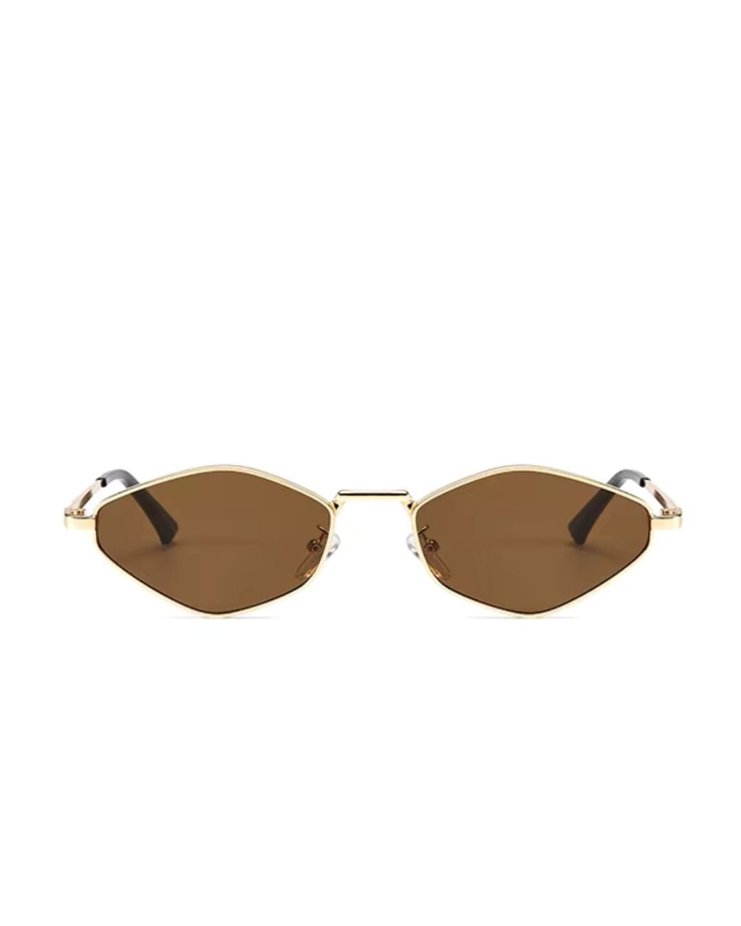 Cinq UV400 Metal Sunglasses [Hexagon]