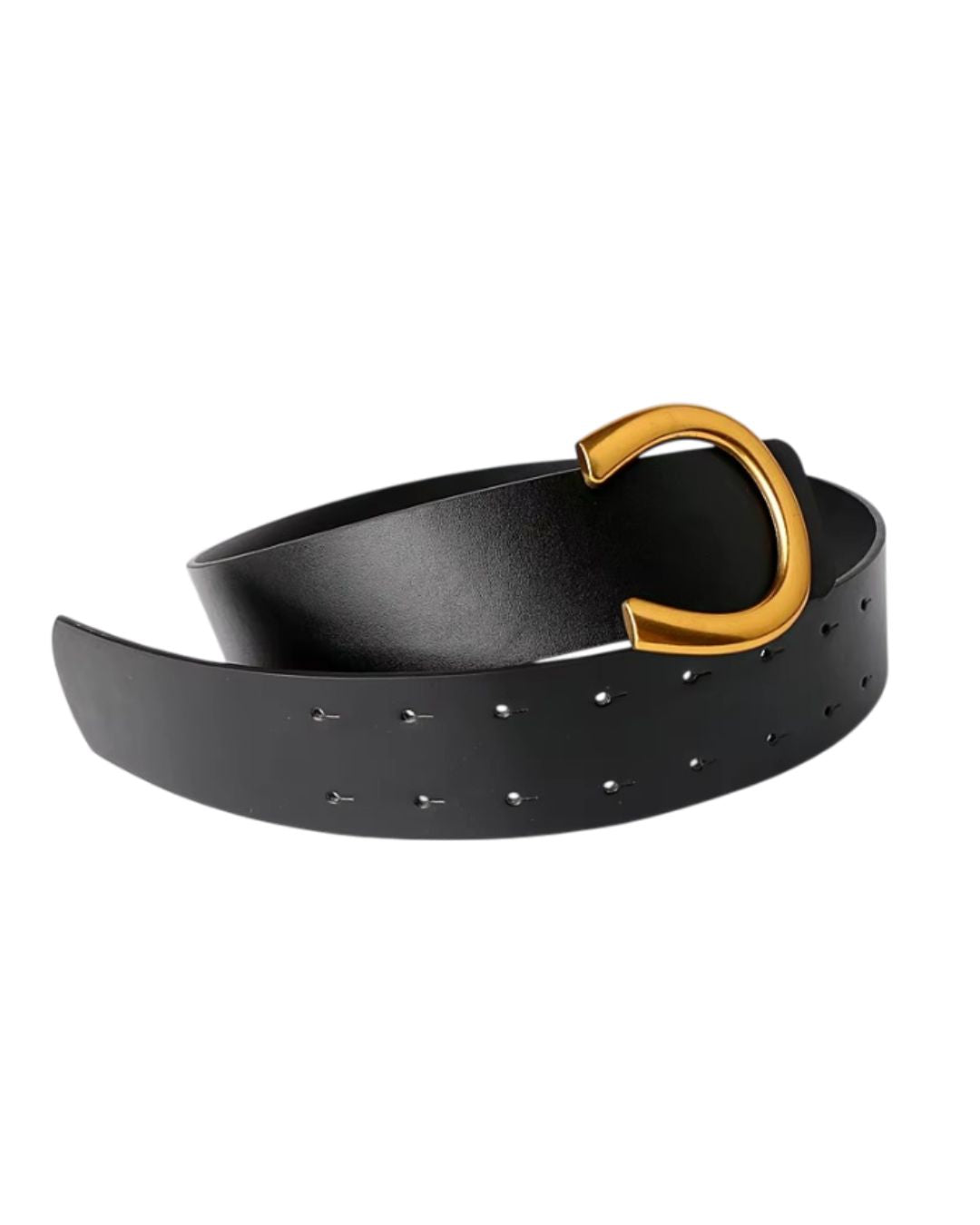 EQUORA C-Shaped Hoop Buckle Waist Belt
