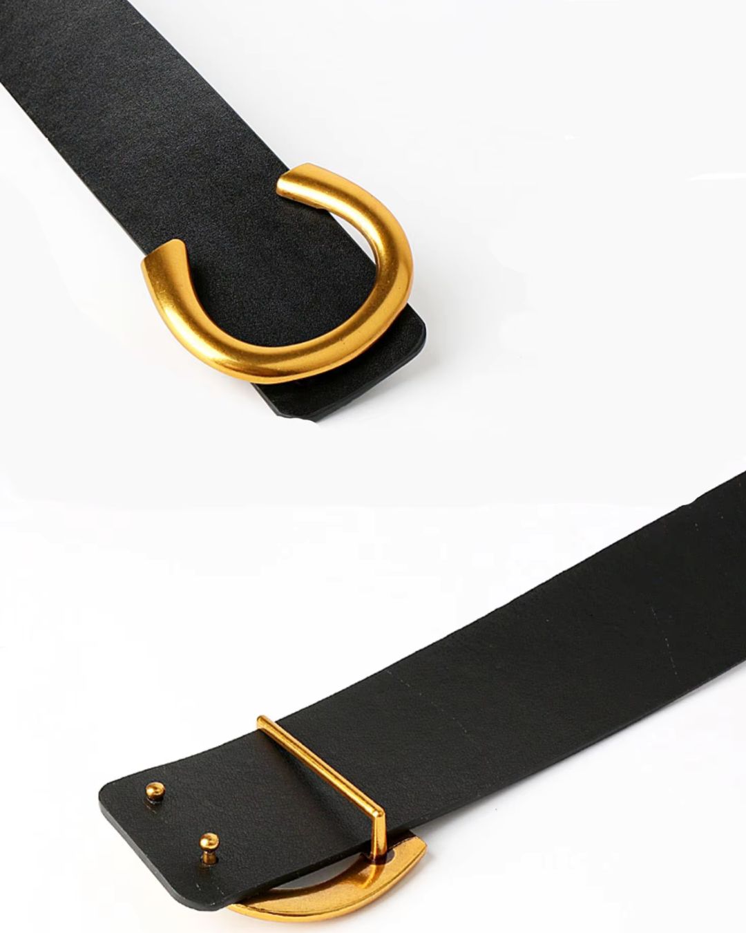 EQUORA C-Shaped Hoop Buckle Waist Belt