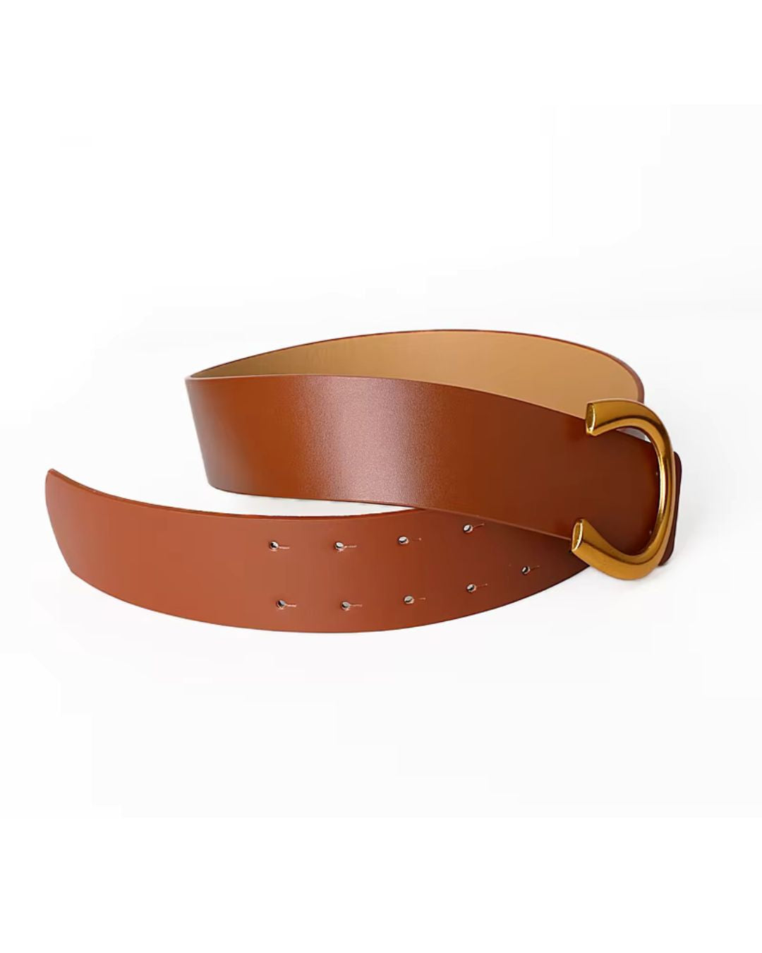 EQUORA C-Shaped Hoop Buckle Waist Belt