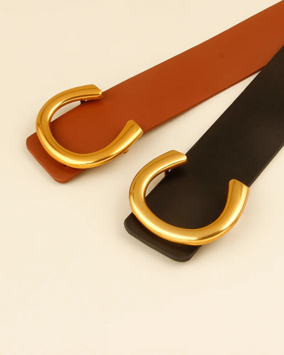 EQUORA C-Shaped Hoop Buckle Waist Belt