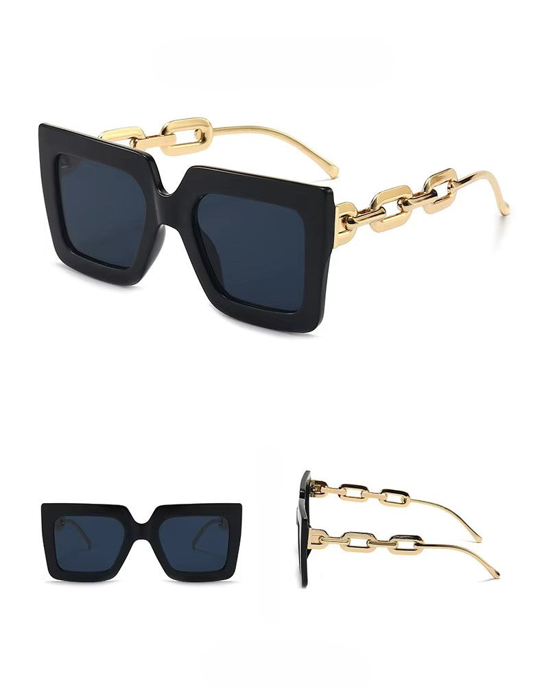 Made You Look Luxury Square Oversized Sunglasses [UV Protected]
