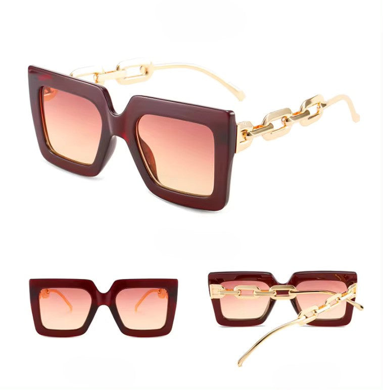 Made You Look Luxury Square Oversized Sunglasses [UV Protected]
