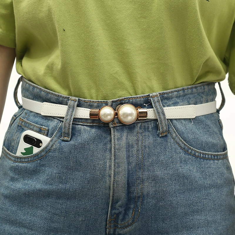 Pearl Party Waist Stretch Belt