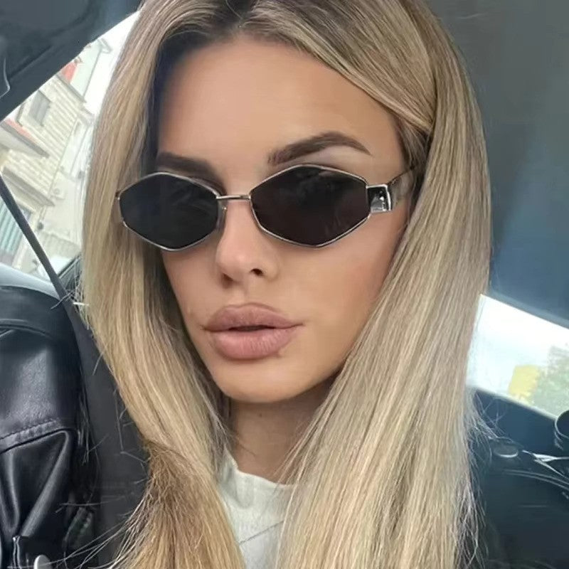 Rare Retro Vintage Hexagon Sunglasses [UV Protected Sunglasses]