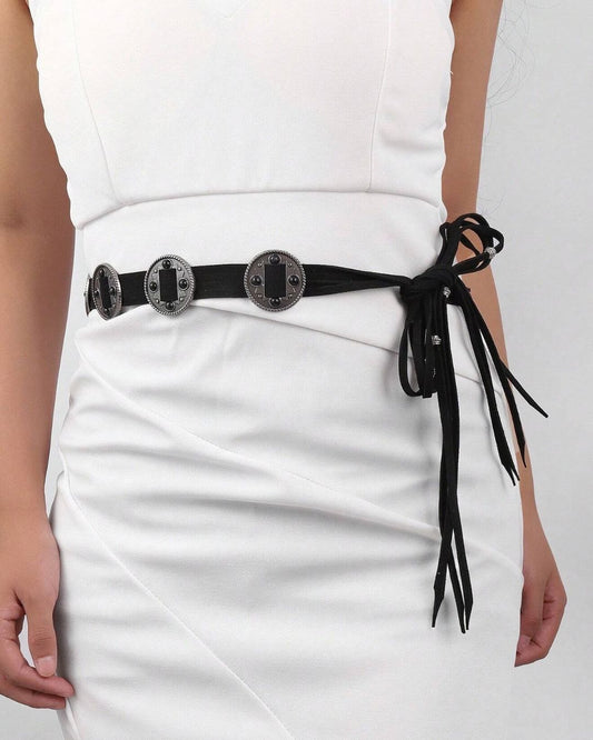 Rule Breaker Suede Tie-Up Vintage Belt