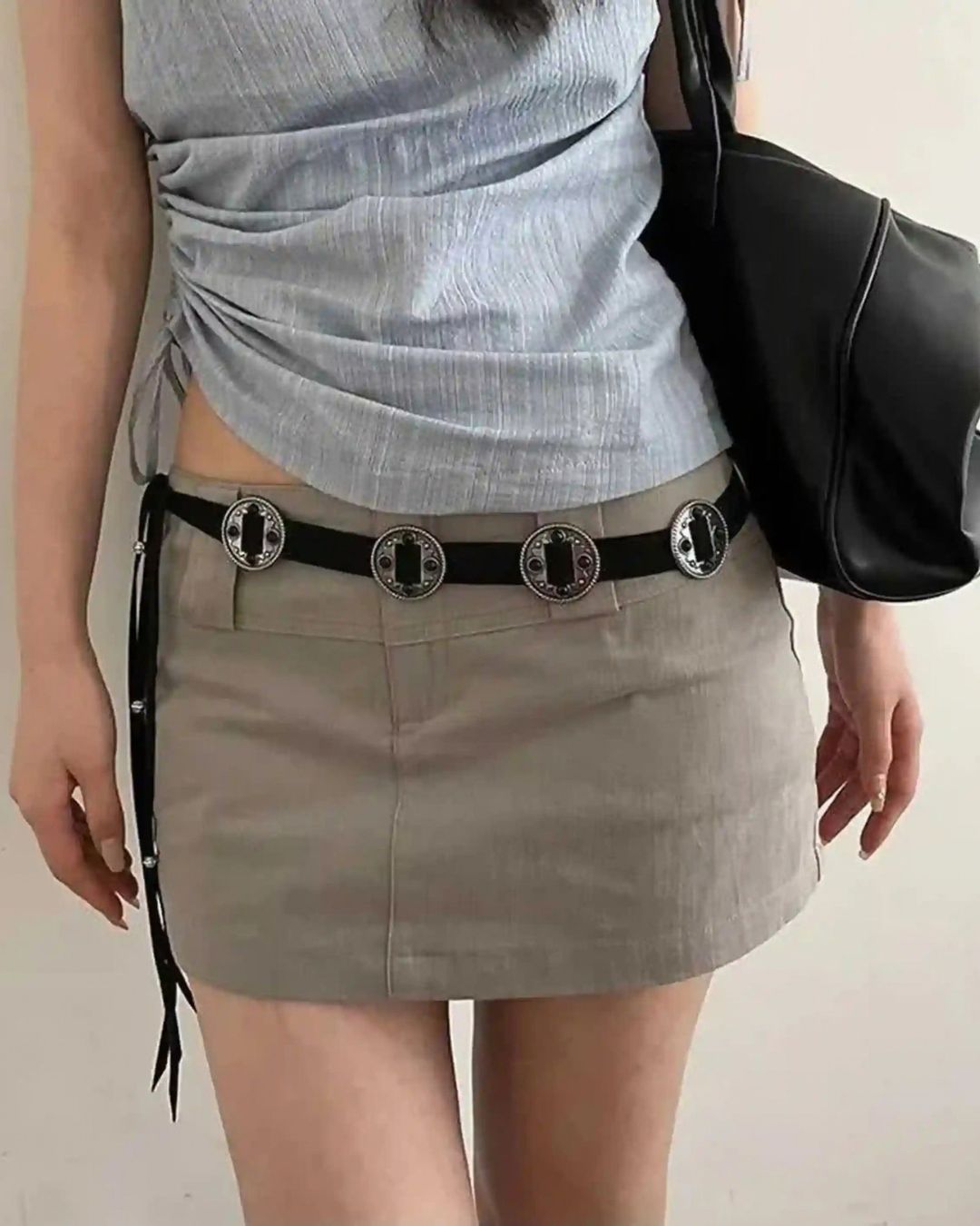 Rule Breaker Suede Tie-Up Vintage Belt