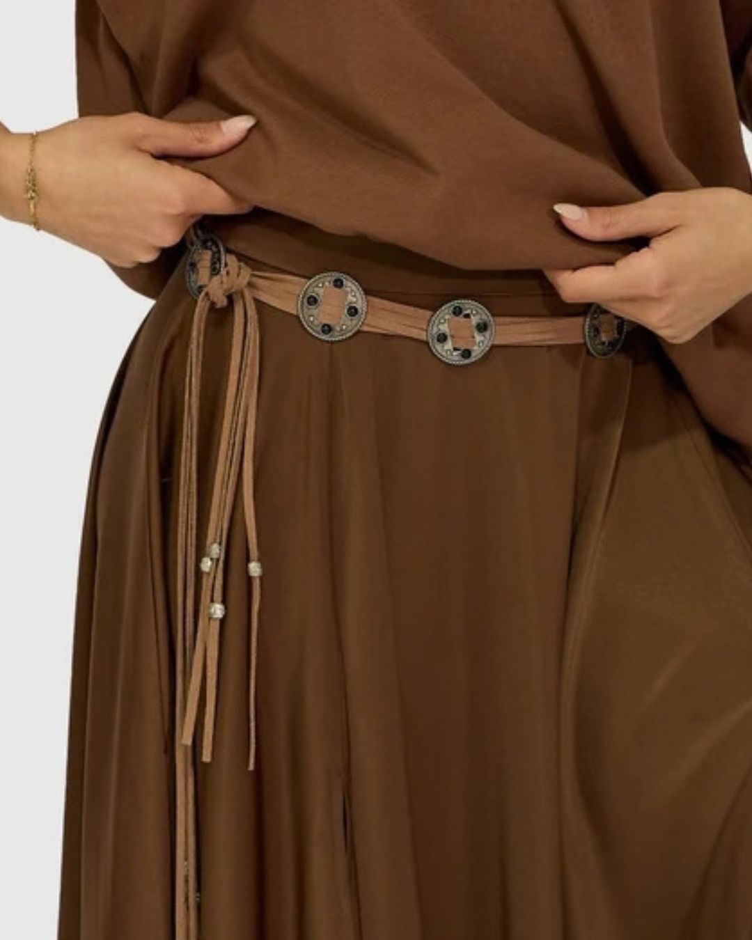 Rule Breaker Suede Tie-Up Vintage Belt