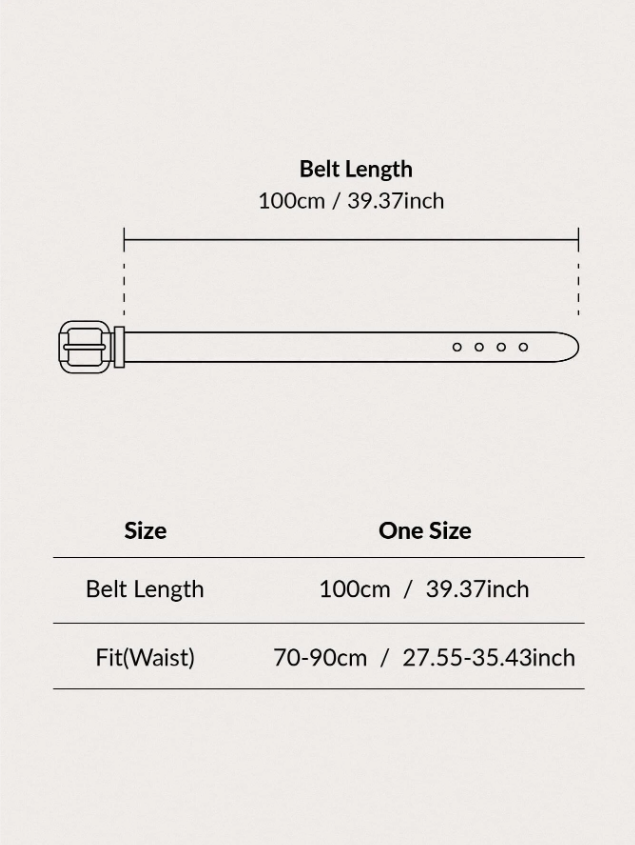 Solitude Eyelet & Chain Waist Belt